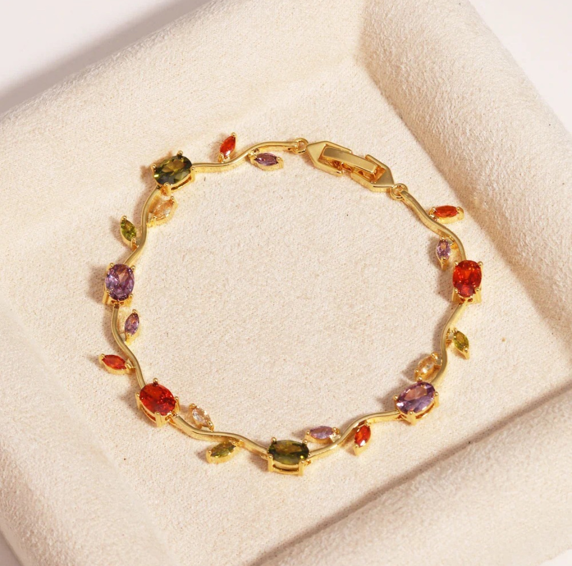 Tulip Bracelet Red Purple